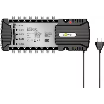 Multiswitch de satélite Goobay 9 entradas/16 saídas (64884)