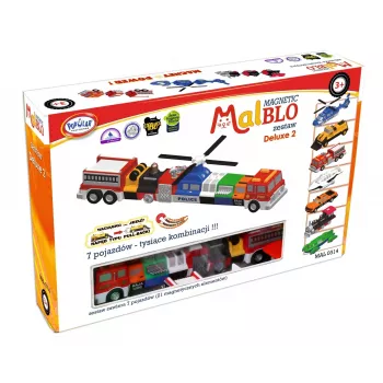 Conjunto de veículos Popular Playthings Magnetic Mix or Match