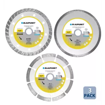 Conjunto de discos de corte/rebarbar BLAUPUNKT BP-CW-D4115, 3 unid.