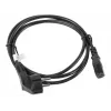 Cabo de alimentação LANBERG CA-C13C-11CC-0018-BK — 1,8 m, conector fêmea C13 para CEE7/7, C13 angular