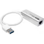 Tripp Lite U336-000-GB-AL USB 3.0 SuperSpeed para Gigabit Ethernet NIC Adaptador de rede - 10/100/1000 - Plug-and-Play - Alumínio (U336-000-GB-AL)