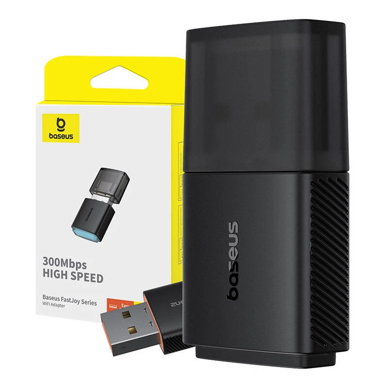Adaptador WiFi Baseus FastJoy 300Mbps (preto)