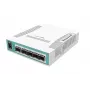 Switch de rede Mikrotik CRS106-1C-5S Gigabit Ethernet (10/100/1000) Power over Ethernet (PoE) branco