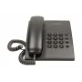 Telefone com fio Panasonic KX-TS500 preto com identificação de chamadas e alta-voz