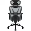 Cadeira de escritório ergonómica ThunderX3 XTC - preto/azul