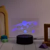 Lâmpada LED decorativa Manta SNL118RGB RGB 3D