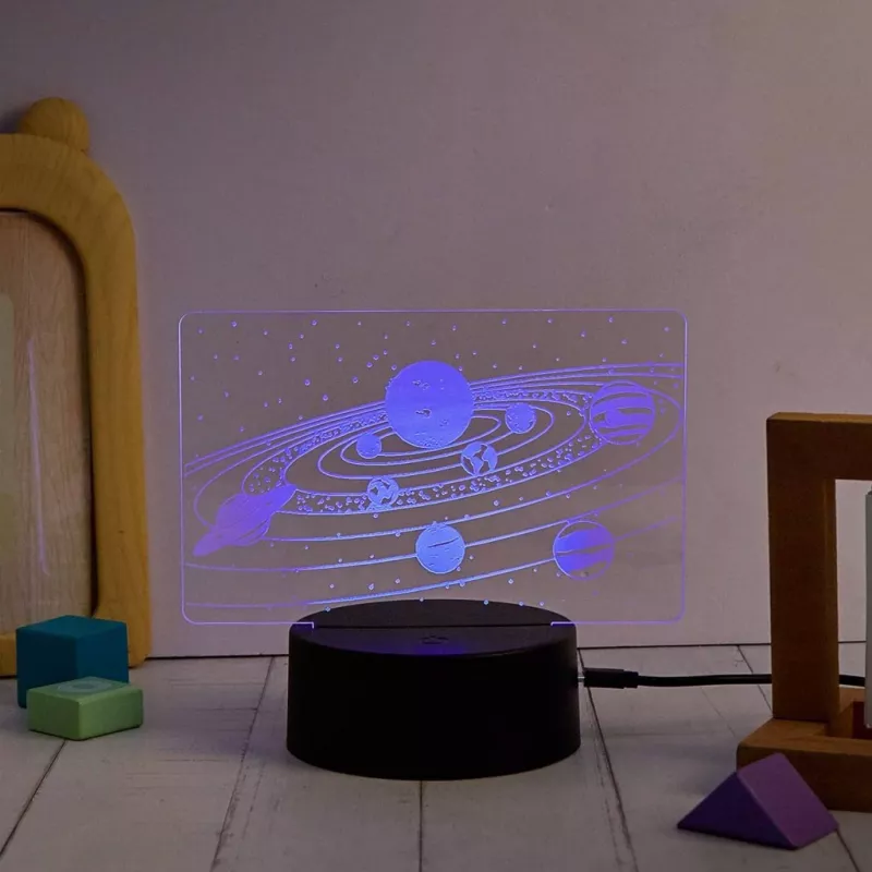 Lâmpada LED decorativa Manta SNL118RGB RGB 3D