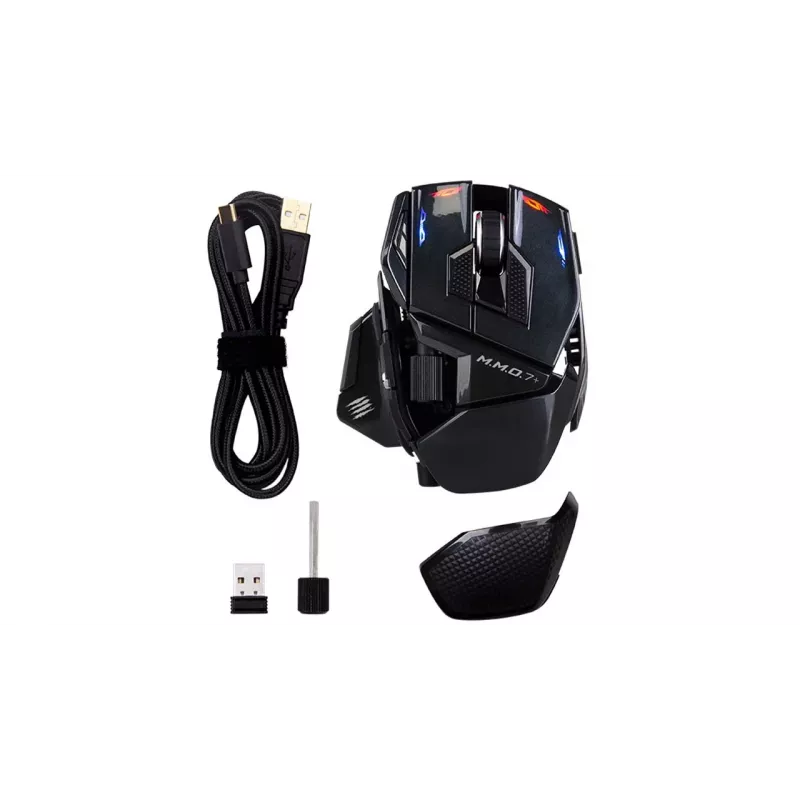 Mad Catz M.M.O. 7+ rato gaming sem fios, preto