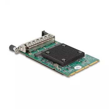 Placa de rede DeLOCK 88300 OCP 3.0, 4 x RJ45 Gigabit LAN