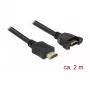 Cabo HDMI DeLOCK 85464 2 m HDMI Type-A standard preto