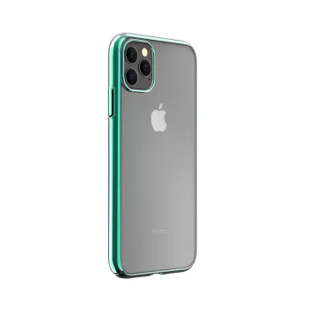 Capa rígida protetora Devia Glimmer Serie para iPhone 11 Pro, verde, parte traseira em PC