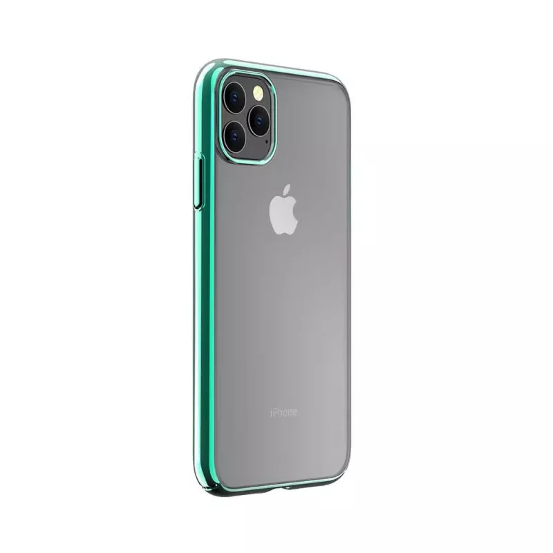 Capa rígida protetora Devia Glimmer Serie para iPhone 11 Pro, verde, parte traseira em PC