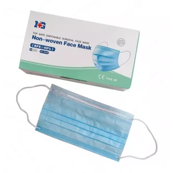 Máscara facial descartável em não tecido Uniroar Modelo 50 unidades máscaras de proteção descartáveis