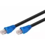 Cabo de rede Microconnect B-UTP660SOUT preto 60 m Cat6 U/UTP (UTP)