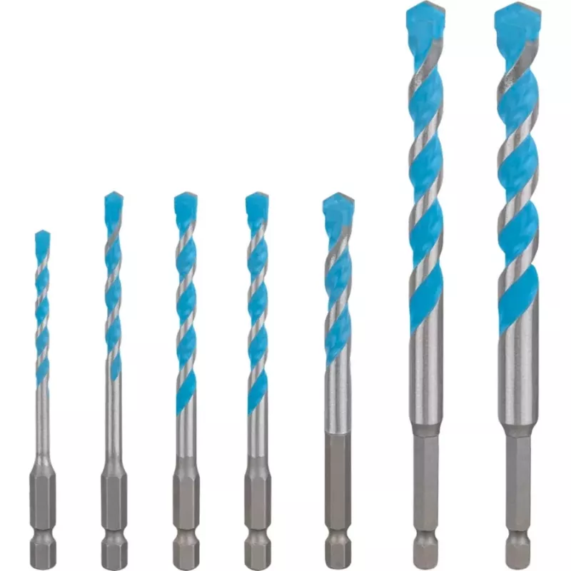 Conjunto de brocas Bosch Expert HEX-9, 7 peças, tamanhos 4–12 mm, haste HEX-9