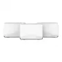Sistema mesh MERCUSYS Halo H27BE (pack de 3) dual-band 2,4/5 GHz Wi‑Fi 6, 3568 Mbit/s no total, 3x portas LAN, antenas internas, branco