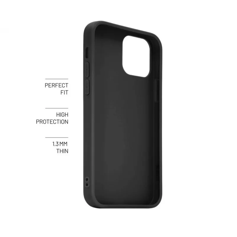 Capa traseira Fixed STORY para Xiaomi Redmi 15 4G/5G, capa protetora preta emborrachada