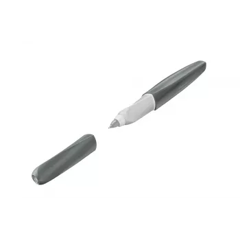 Caneta de feltro Pelikan Twist eco azul-cinzento – escrita confortável e suave