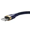 Cabo Lightning Baseus CALKLF-CV3 2 m azul dourado