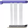 Cabo riser PCIe 5.0 Hyper da HYTE, modelo ACC-HYTE-PCIE50-TM, 20 cm, roxo/branco