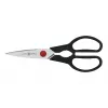 Conjunto de facas e bloco de corte ZWILLING 35145-000-0 — 7 peças, lâminas de aço inoxidável, cabos de plástico, incluindo faca de pão, descascador, faca de cozinha, faca de fatiar, compartimento para tesouras