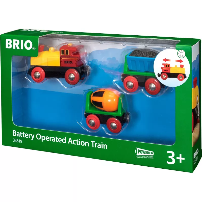 World Comboio com locomotiva a pilhas, veículo de brincar