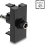Conjunto de fichas de fonte de alimentação DELOCK Easy 45 módulo DC 5,5×2,1 mm e 5,5×2,5 mm