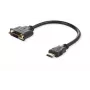 Adaptador de cabo de vídeo Microconnect HDMDVI15CM 0,15 m HDMI Type-A (Standard) DVI-D preto