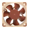 Ventoinha para caixa de computador Noctua NF-A6X25 FLX 60 mm, 12 V, 1600–3000 RPM, 29,2 m³/h, 0,61 mmH2O, rolamento SSO2