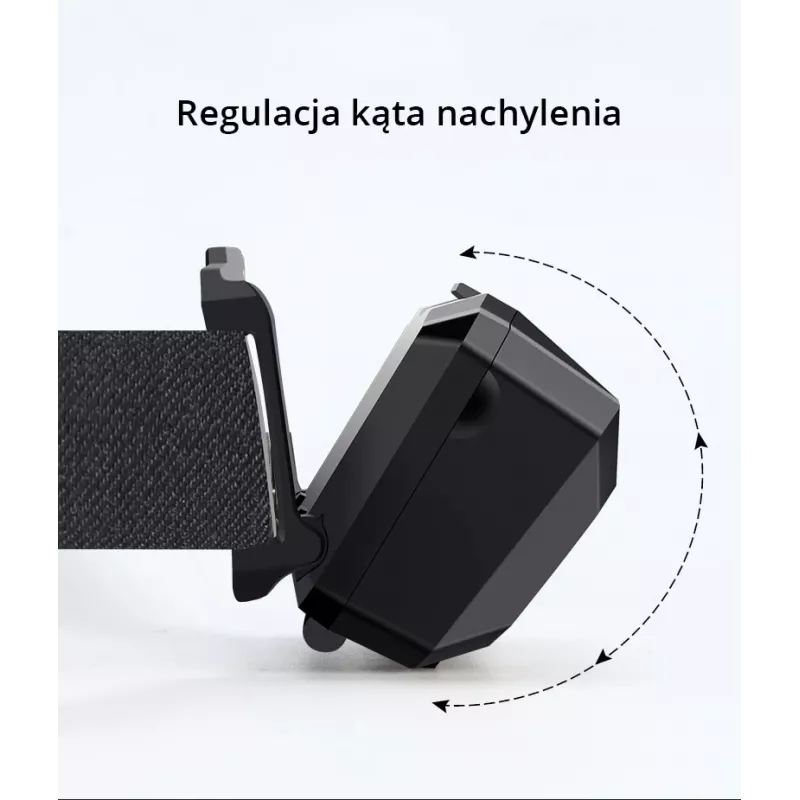 Lanterna Libox LB0107 preta com faixa LED