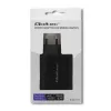 Qoltec 51716 carregador de parede 63 W, USB-C PD + USB QC 3.0, 5-20 V 1,5-3 A, preto