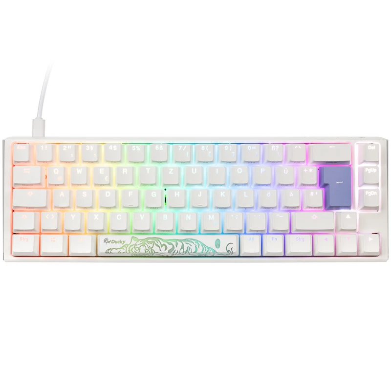 Teclado Ducky One 3 Classic Pure White SF USB Alemão Branco (DKON2167ST-WDEPDPWWWSC1)