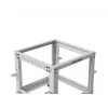 Rack 19 9U 600x600-1100 ajustável cinzento