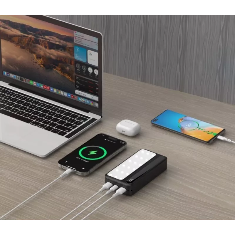 Powerbank portátil P20 LCDPD LAMP 20000mAh