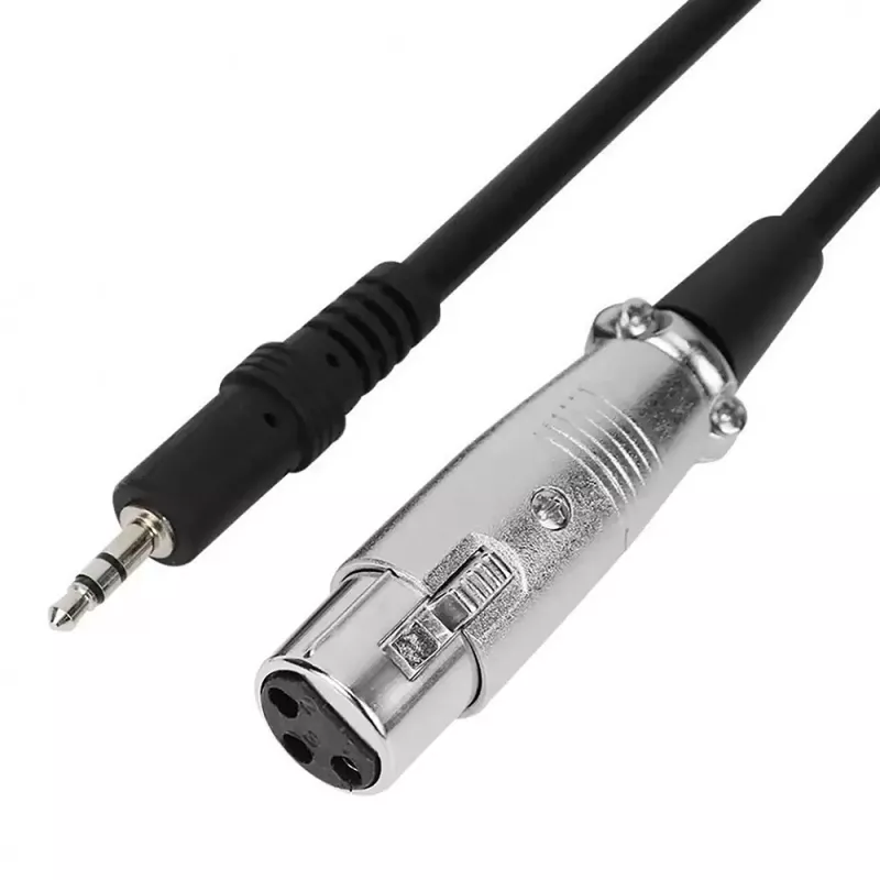 Microfone para PC com fios MEDIA-TECH MT397K com entrada XLR, suporte de mesa, cabo de 2,4 m, 20–20000 Hz, sensibilidade -32 dB