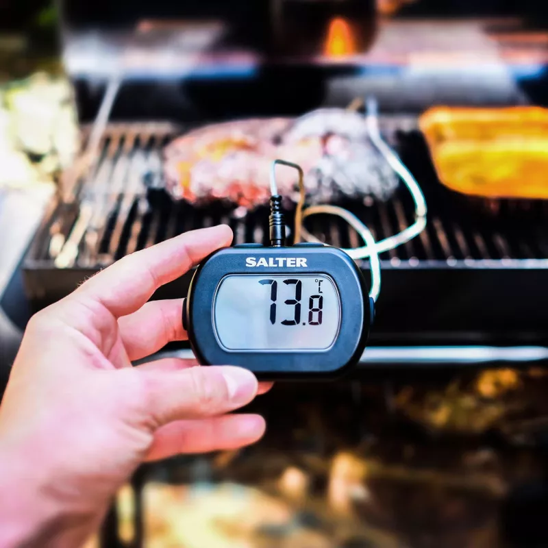 Termómetro digital de leitura instantânea Salter 515 BKCR, à prova de água, para alimentos