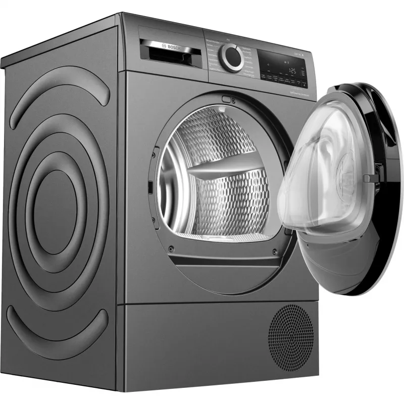 Máquina de secar roupa Bosch Serie 6 WQG2450R10 de instalação livre carga frontal 9 kg preta