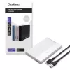 Caixa para SSD/HDD SATA de 2,5 polegadas QOLTEC 52278 USB 3.0, suporta até 2 TB