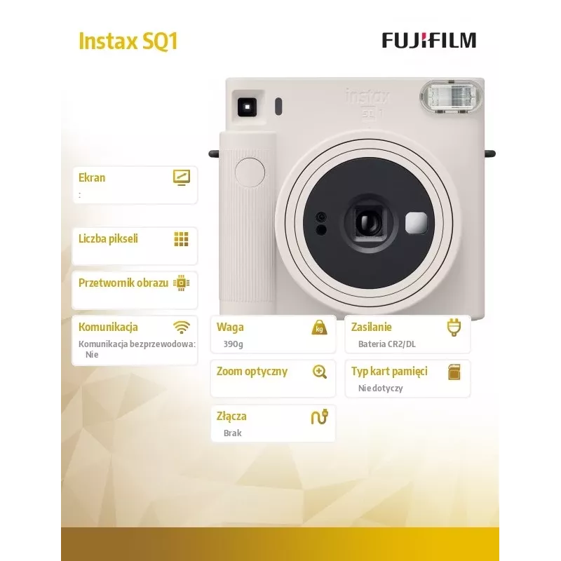 Fujifilm Instax Square SQ1 62 x 62 mm branco