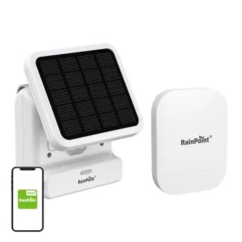 Kit de bomba de água solar inteligente RainPoint HTP115FR com gateway HWG023WBRF e app para rega de jardim
