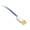 Cabo espiral Ducky Premicord Afterglow, USB Type-C para Type-A - 1,8 m