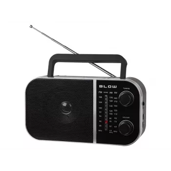 Rádio analógico portátil BLOW RA6 AM/FM – receção AM e FM a pilhas, entrada para auscultadores