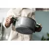 Panela BALLARINI 75002-826-0 2,67 L redonda cinzenta