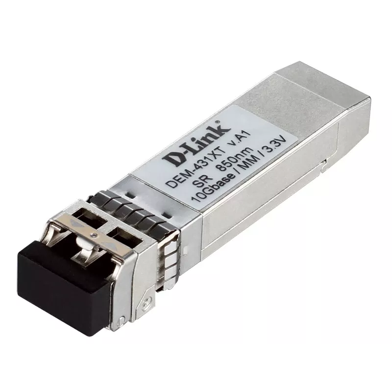D-Link DEM-431XT 10GBase-SR transcetor SFP+, multimodo, 850 nm, LC, 10 Gbit/s, até 300 m