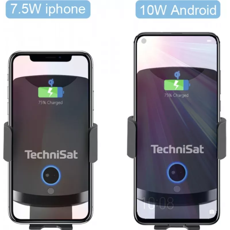 TechniSat SmartCharge 2 Suporte para smartphone e tablet com suporte de carregamento integrado