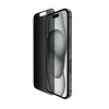 Belkin ScreenForce Pro - proteção de ecrã para telemóvel - 2,5D - vidro - com filtro de privacidade - vidro - para Apple iPhone 14 Pro, 15 (OVA147ZZ)