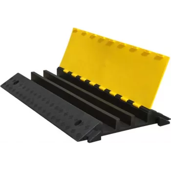 Passa-cabos EUROLITE KB-3 3 canais 900×500×70 mm para proteção de cabos