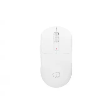 Rato sem fios Fury Tanto T4 — 12000 DPI, branco, botões personalizáveis, ergonómico