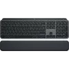 Logitech MX Keys S 920-011589 teclado sem fios de tamanho completo, Bluetooth LE / Logi Bolt, retroiluminado, recarregável por USB-C, QWERTY US International, com apoio de pulsos, grafite