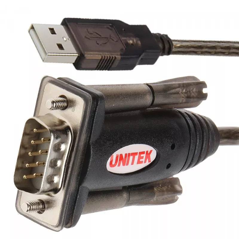 Cabo série UNITEK Y-105 Preto 1,5 m USB Type-A DB-9